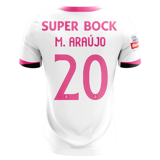 Camisola SCP 2025-26 Edição Pink October Versão Adepto M. ARAÚJO #20