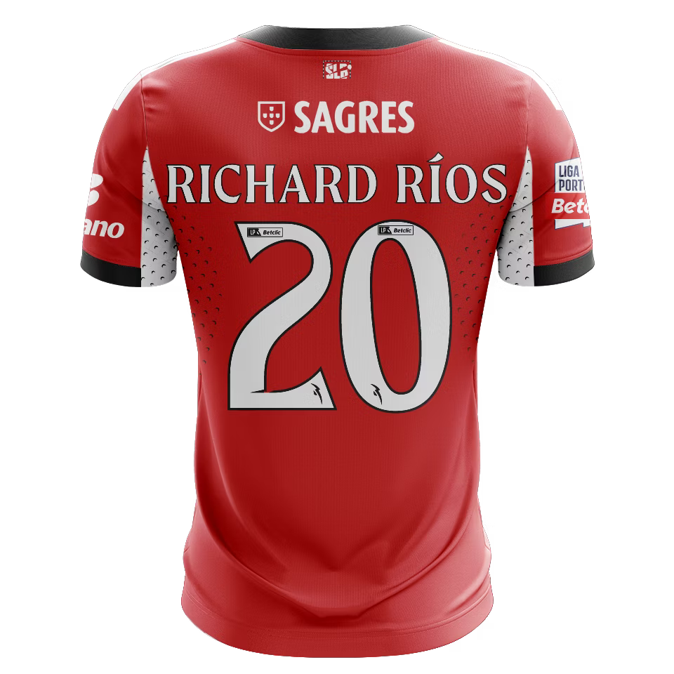Camisola SLB 2025-26 Principal Versão Adepto RICHARD RÍOS #20