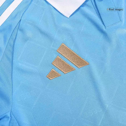 Camisola Belgica 2024 Alternativa Azul Versão Adepto