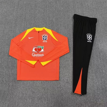 Fato de Treino Brasil 2025 - Camisola com Fecho