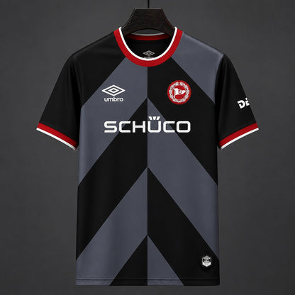 Camisola Arminia Bielefeld 2026-27 Alternativa Preta Versão Adepto