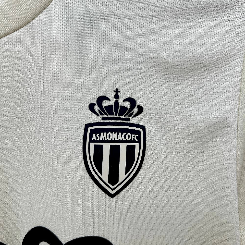 Camisola AS Monaco 2025-26 Alternativa Amarela Versão Adepto