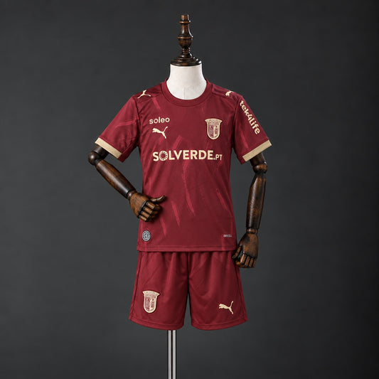 Kit Criança SC Braga 2026-27 Alternativo Vermelho