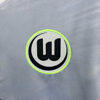 Camisola VfL Wolfsburg 2025-26 Alternativa Cinzenta Versão Adepto