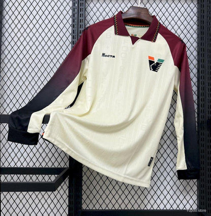 Camisola Manga Comprida Venezia FC 2025-26 Alternativa Creme Versão Adepto
