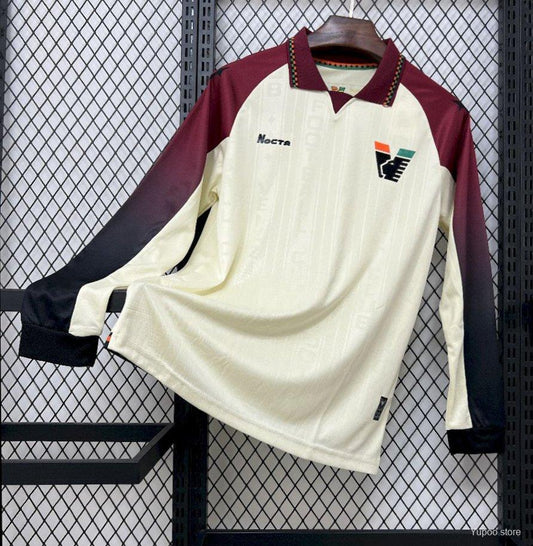 Camisola Manga Comprida Venezia FC 2025-26 Alternativa Creme Versão Adepto