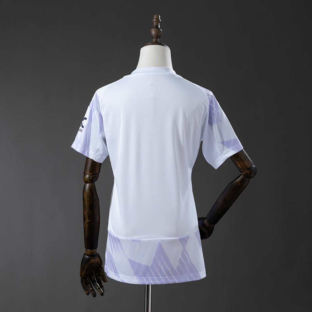 Camisola M-UNITED 2025-26 Alternativa Branca Versão Mulher