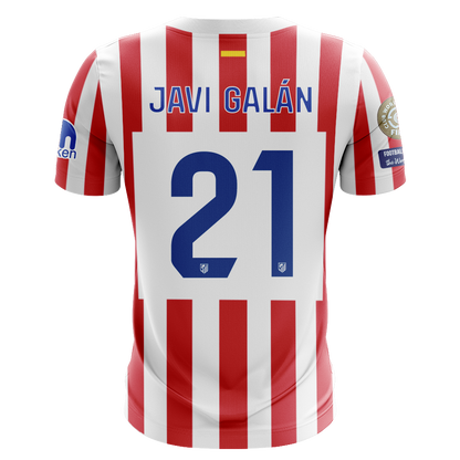 Camisola Atletico Madrid 2025-26 Principal CWC Versão Adepto JAVI GALAN #21