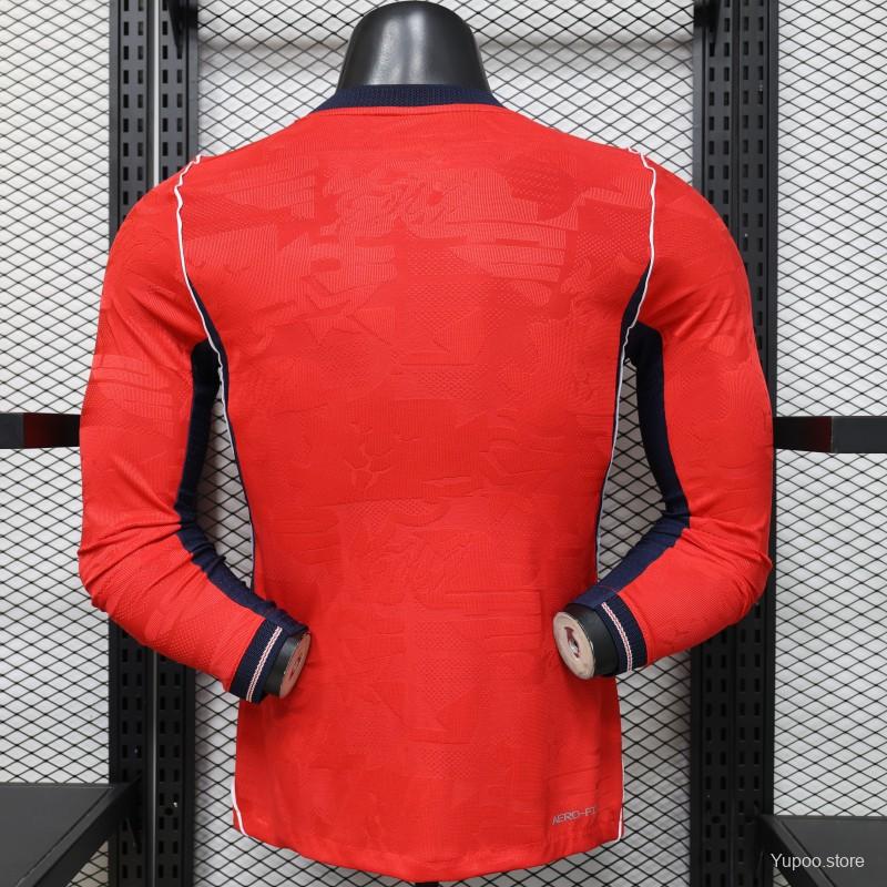 Camisola Manga Comprida Inglaterra 2026 Alternativa Versão Jogador