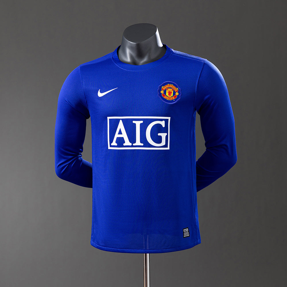 Camisola Manga Comprida M-UNITED 2008-09 Alternativa Versão Jogador
