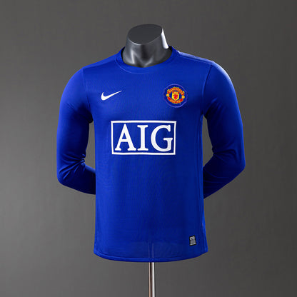 Camisola Manga Comprida M-UNITED 2008-09 Alternativa Versão Jogador