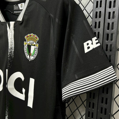 Camisola Burgos CF 2025-26 Alternativa Preta Versão Adepto
