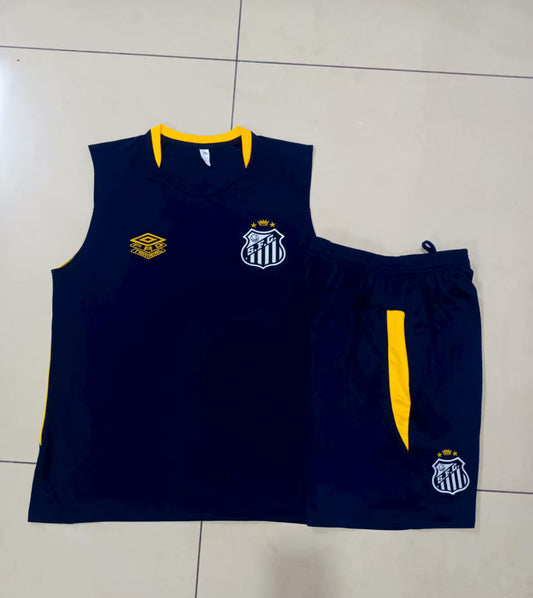 Kit Treino Manga Cava Santos FC 2025-26