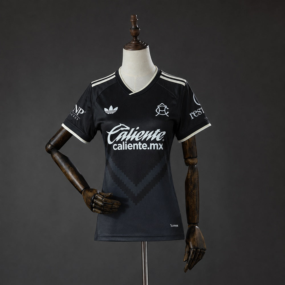 Camisola CF America 2026-27 Alternativa Preta Versão Mulher