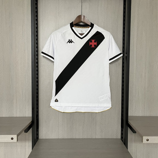 Camisola Vasco da Gama 2025-26 Alternativa Branca Lisa Versão Mulher