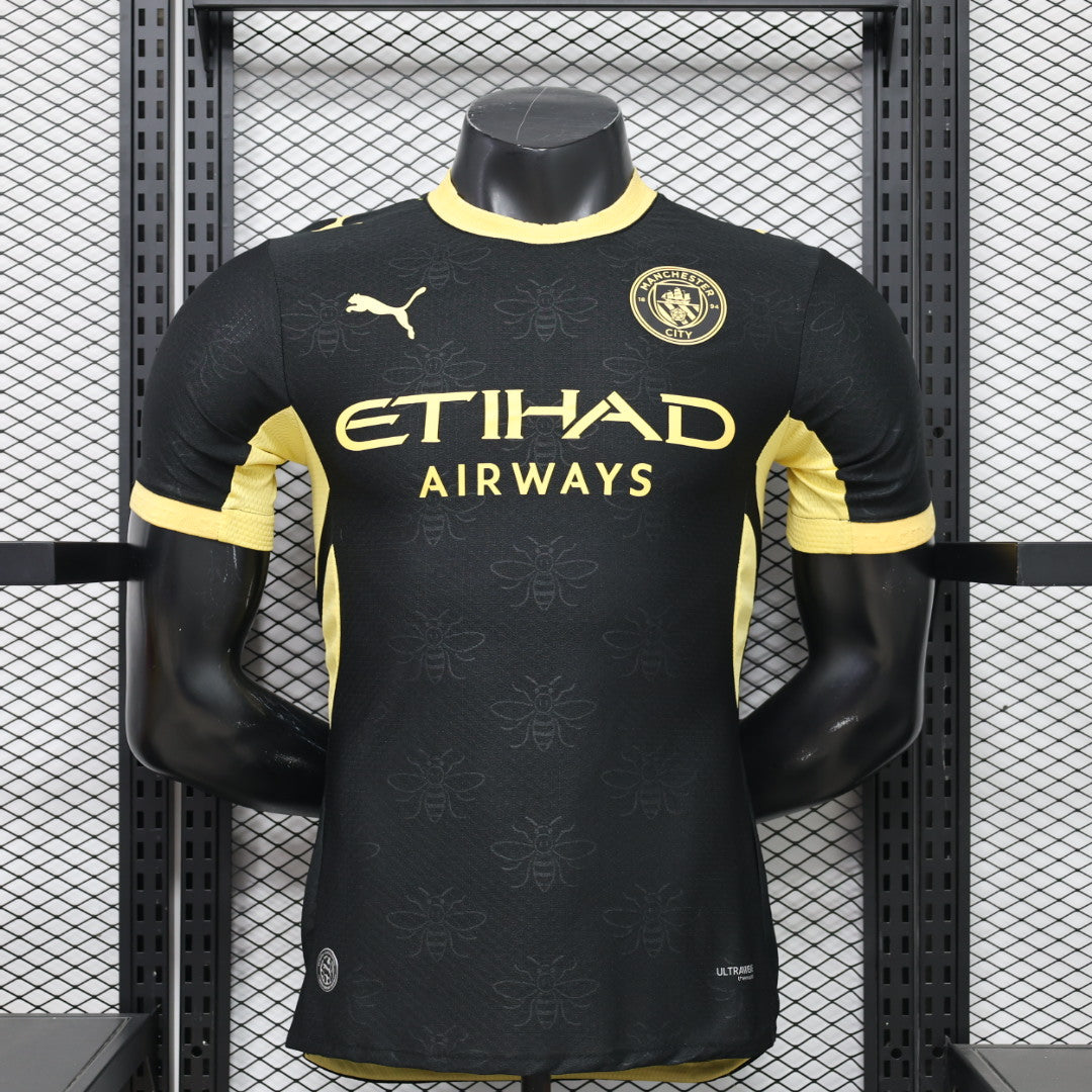 Camisola MCI 2026-27 Alternativa Preta Versão Jogador (Entrega Imediata)