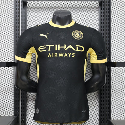 Camisola MCI 2026-27 Alternativa Preta Versão Jogador (Entrega Imediata)