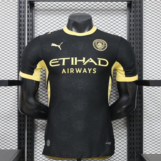 Camisola MCI 2026-27 Alternativa Preta Versão Jogador (Entrega Imediata)