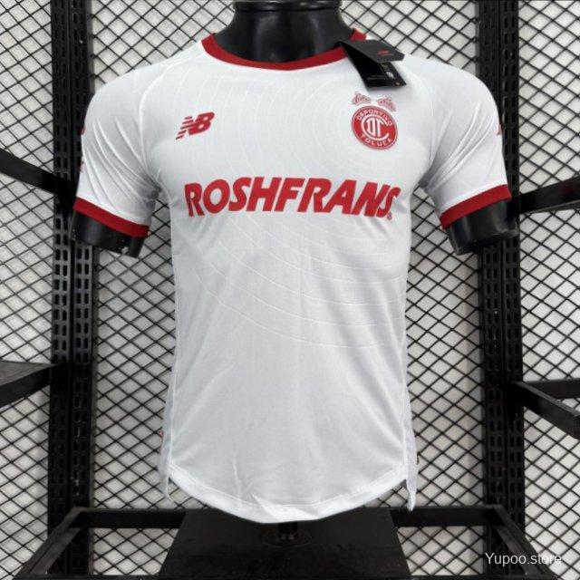 Camisola Deportivo Toluca 2026-27 Alternativa Branca Versão Jogador
