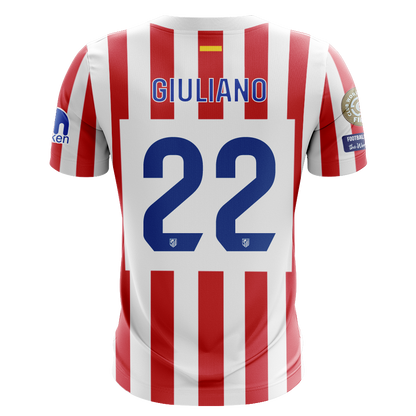 Camisola Atletico Madrid 2025-26 Principal CWC Versão Adepto GIULIANO #22