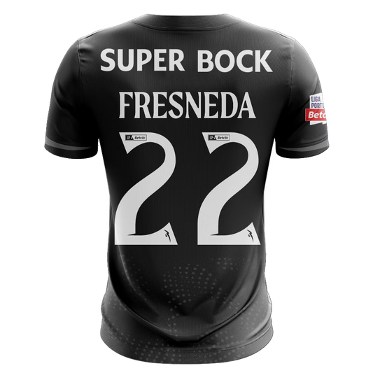 Camisola SCP 2025-26 Alternativa Preta Versão Adepto FRESNEDA #22
