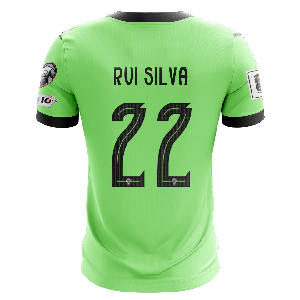 Camisola Portugal 2025 Guarda-Redes Versão Adepto RUI SILVA #22