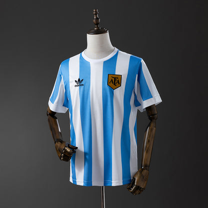 Camisola Argentina 1978 Principal Versão Adepto