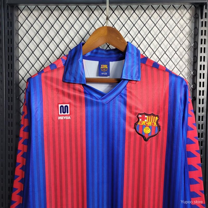 Camisola Manga Comprida FC Barcelona 1990-91 Principal