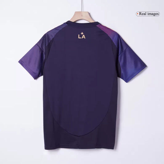 Camisola LA Galaxy 2025-26 Alternativa Azul Versão Adepto