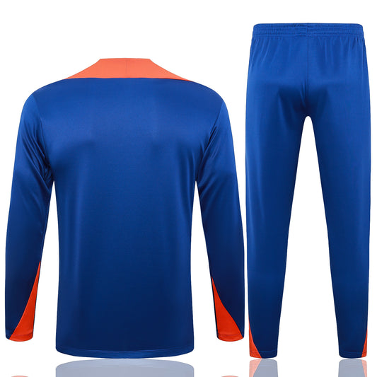 Fato de Treino Paises Baixos 2024 - Camisola com Fecho