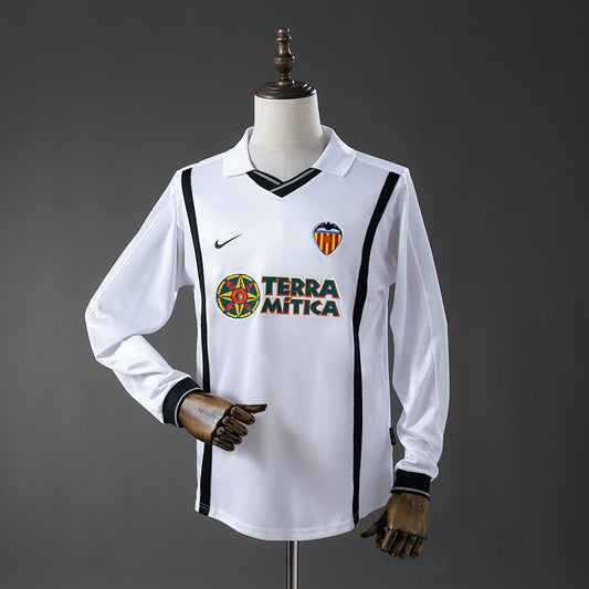 Camisola Manga Comprida Valencia FC 2000-01 Principal Versão Adepto