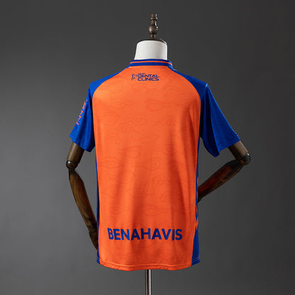 Camisola Malaga CF 2025-26 Alternativa Laranja Versão Adepto
