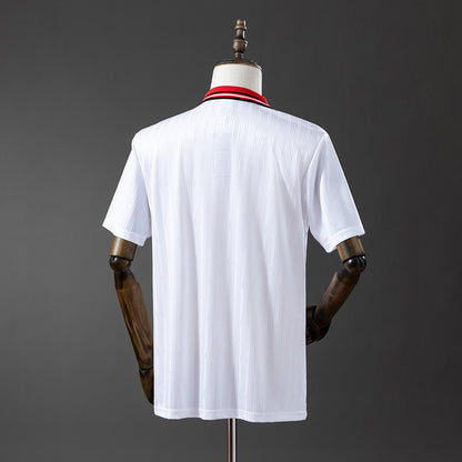 Camisola Turquia 1996 Alternativa Branca Versão Adepto