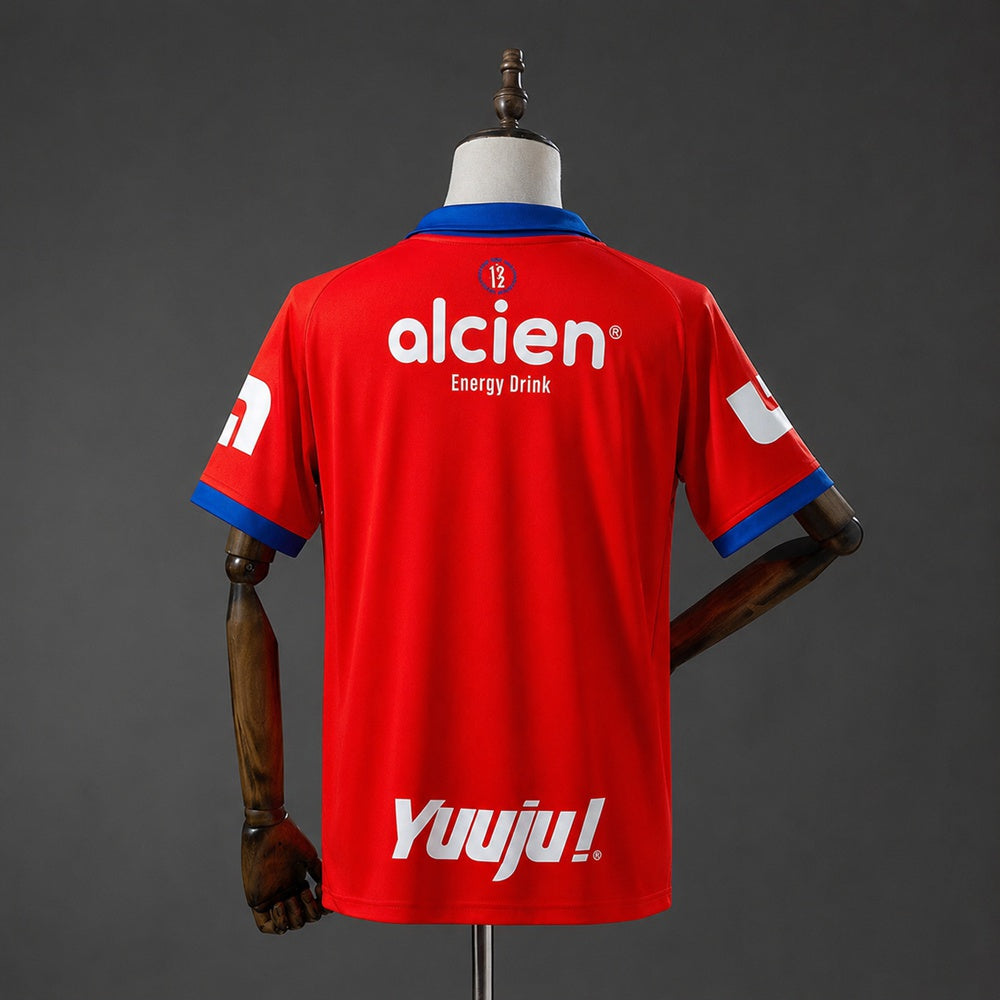 Camisola CD Olimpia 2026-27 Alternativa Vermelha Versão Adepto
