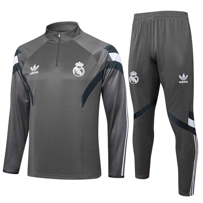 Fato de Treino Real Madrid CF 2024-25 - Camisola com Fecho