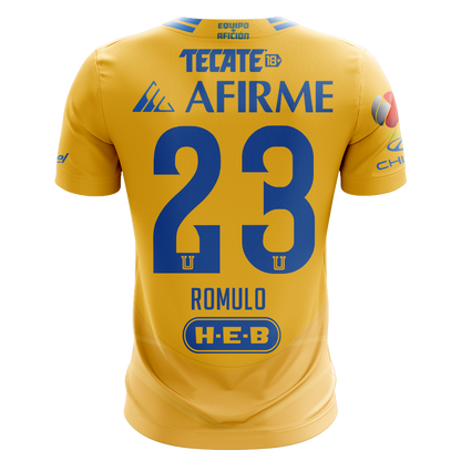 Camisola Tigres 2024-25 Principal Versão Adepto ROMULO #23