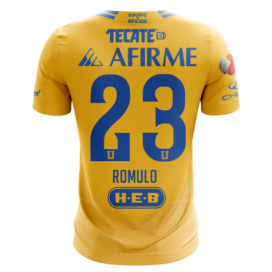Camisola Tigres 2024-25 Principal Versão Adepto ROMULO #23