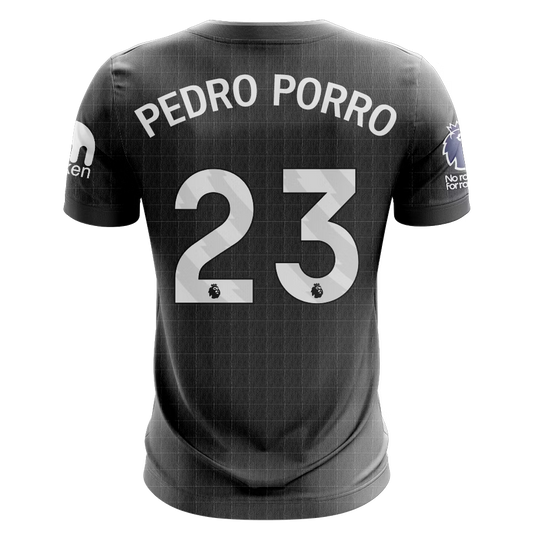 Camisola TOT 2025-26 Alternativa Preta Versão Adepto PEDRO PORRO #23