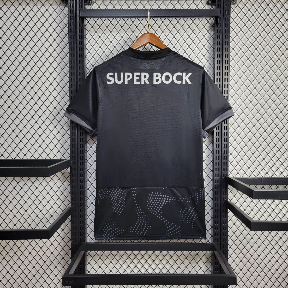 Camisola SCP 2025-26 Alternativa Preta Versão Adepto