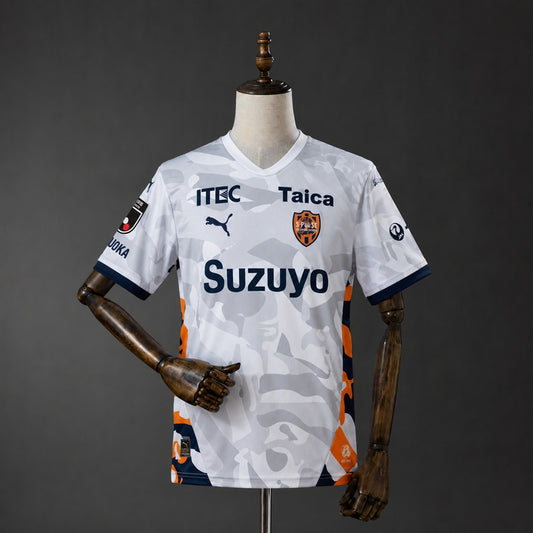Camisola Shimizu S-Pulse 2026-27 Alternativa Branca Versão Adepto