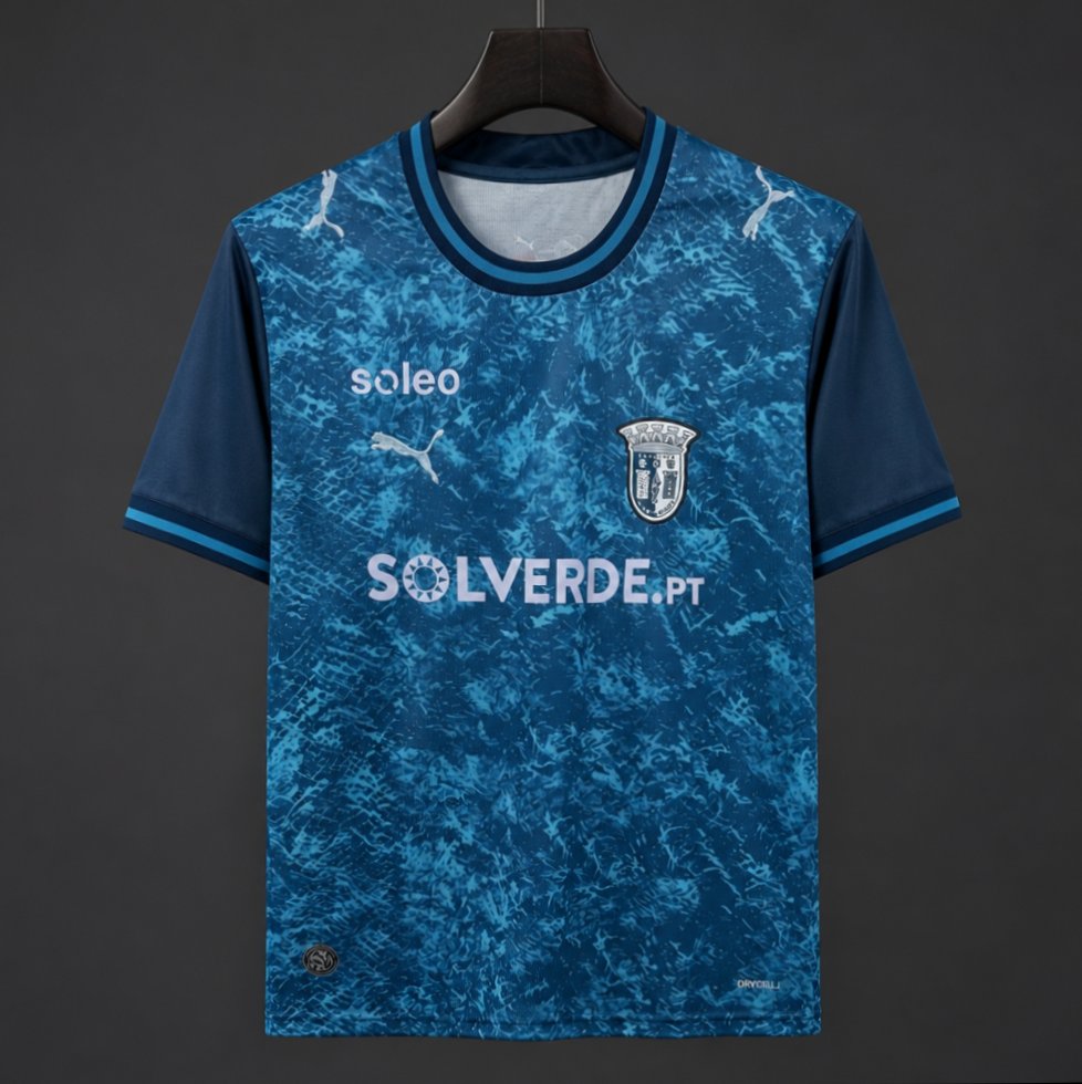 Camisola SC Braga 2026-27 Alternativa Azul Versão Adepto