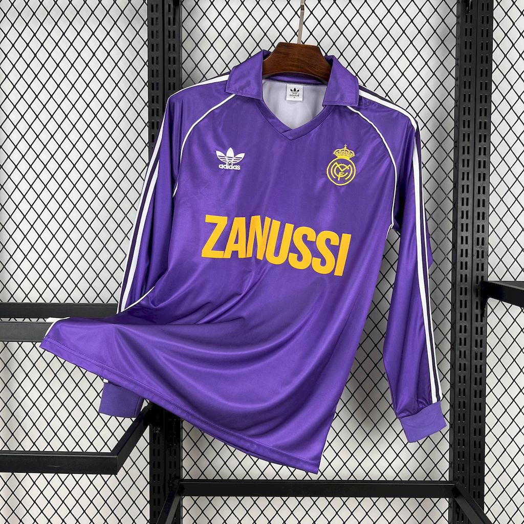 Camisola Manga Comprida Real Madrid 1984-85 Alternativa