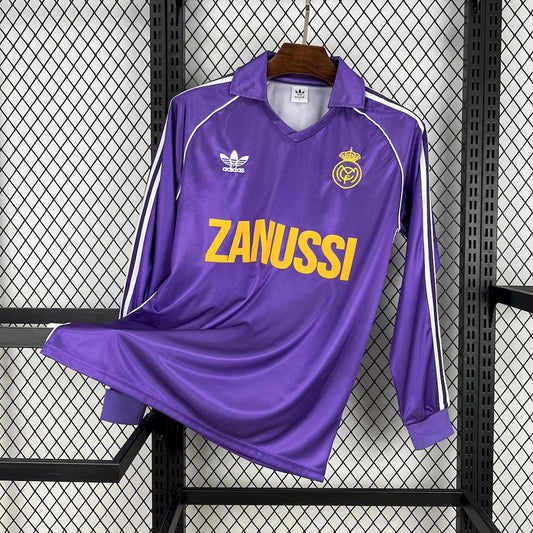 Camisola Manga Comprida Real Madrid 1984-85 Alternativa