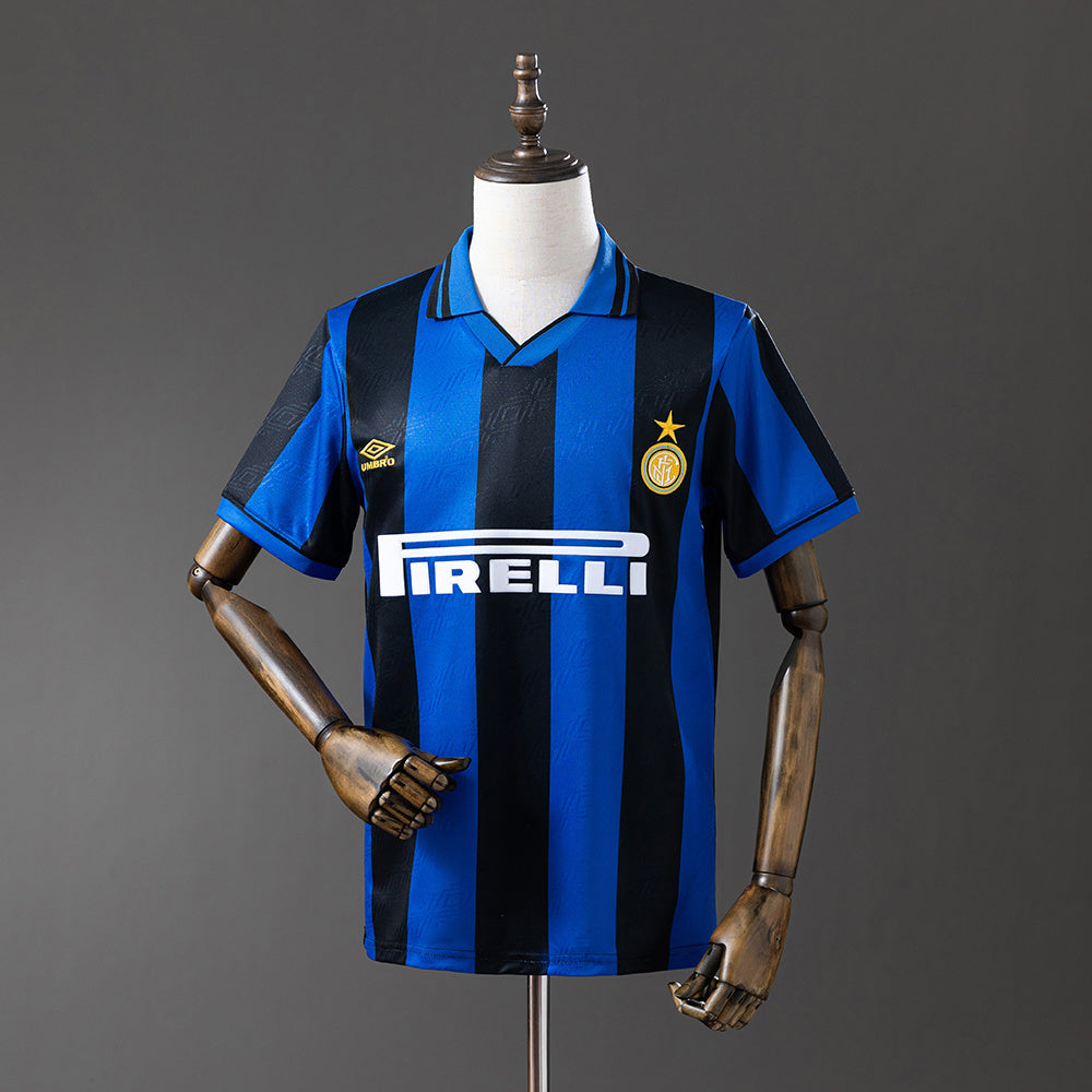 Camisola Inter Milão 1995-96 Principal Versão Adepto
