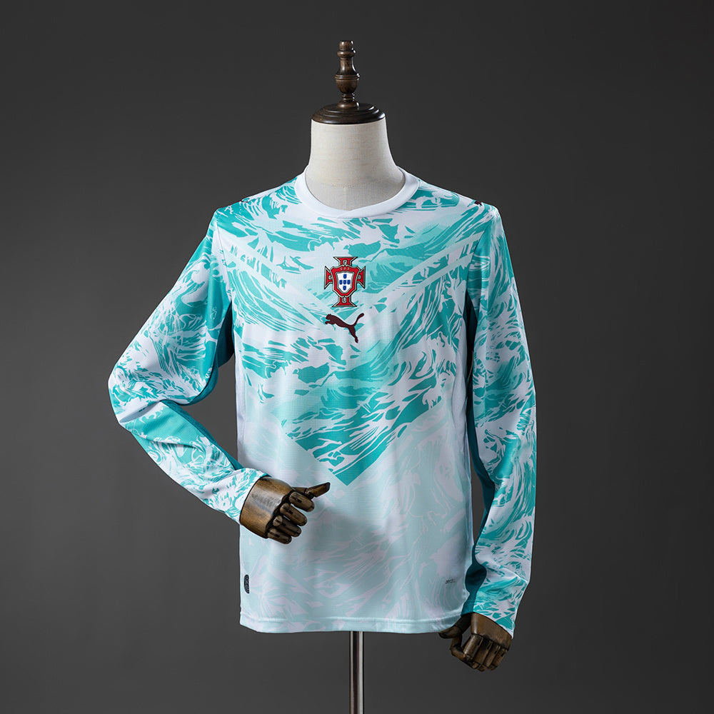 Camisola Manga Comprida Portugal 2026 Alternativa Versão Adepto