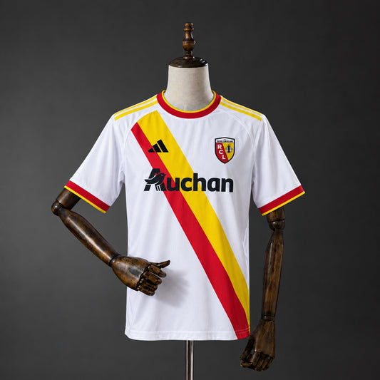 Camisola RC Lens 2026-27 Alternativa Branca Versão Adepto