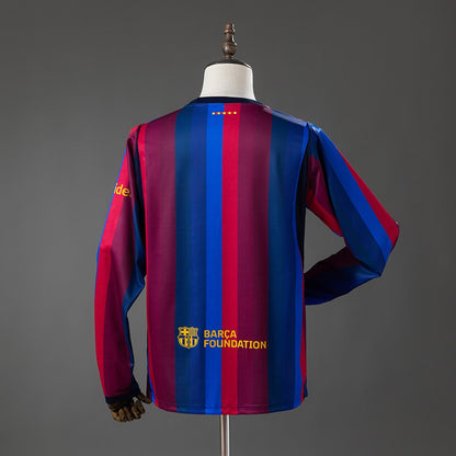 Camisola Manga Comprida FC Barcelona 2026-27 Principal Versão Adepto