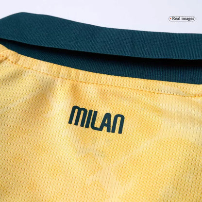 Camisola Ac Milan 2025-26 Alternativa Amarela Versão Adepto