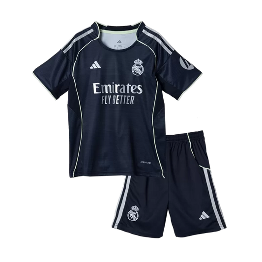 Kit Criança Real Madrid CF 2025-26 Alternativo