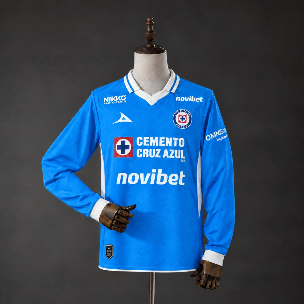 Camisola Manga Comprida CD Cruz Azul 2026-27 Principal Versão Adepto